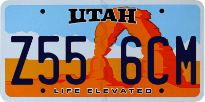 UT license plate Z556CM