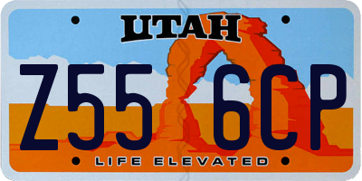 UT license plate Z556CP