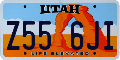 UT license plate Z556JI