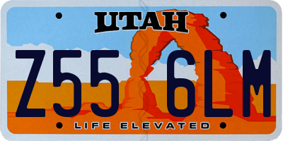 UT license plate Z556LM