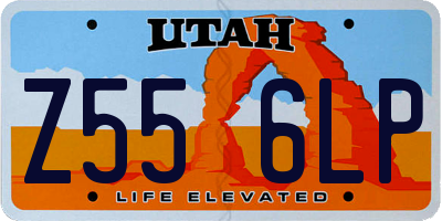 UT license plate Z556LP