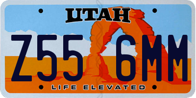UT license plate Z556MM