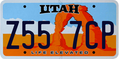 UT license plate Z557CP