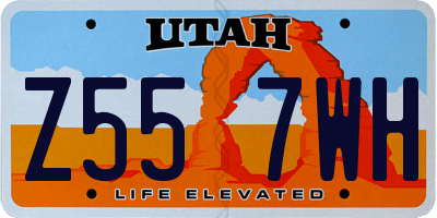 UT license plate Z557WH