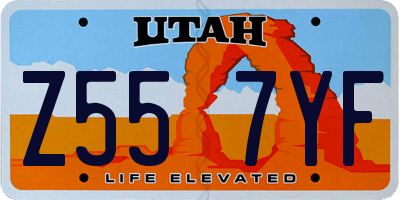 UT license plate Z557YF