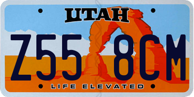 UT license plate Z558CM
