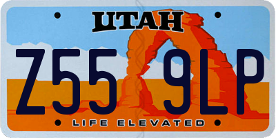 UT license plate Z559LP