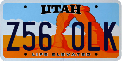 UT license plate Z560LK