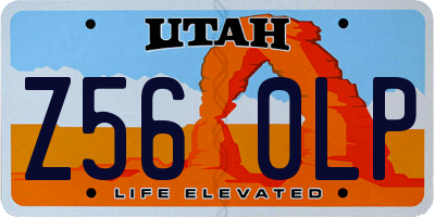 UT license plate Z560LP