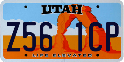 UT license plate Z561CP