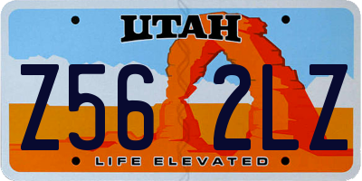 UT license plate Z562LZ