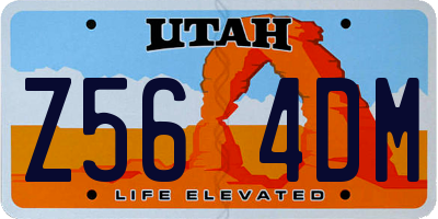 UT license plate Z564DM