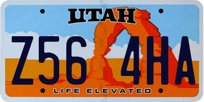 UT license plate Z564HA