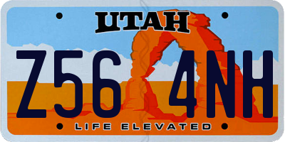 UT license plate Z564NH