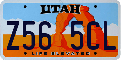UT license plate Z565CL