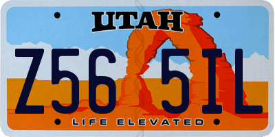 UT license plate Z565IL
