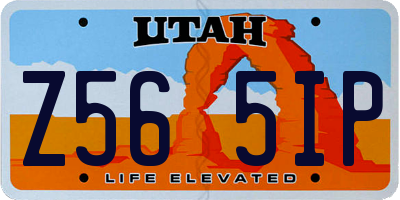 UT license plate Z565IP