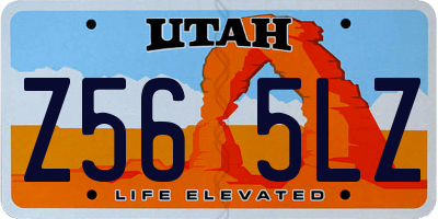 UT license plate Z565LZ
