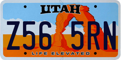 UT license plate Z565RN