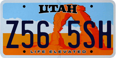UT license plate Z565SH