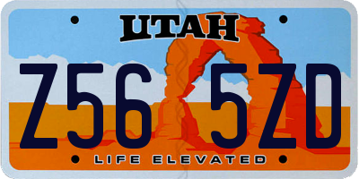 UT license plate Z565ZD