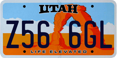UT license plate Z566GL