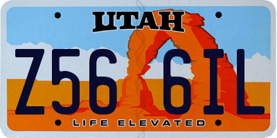 UT license plate Z566IL