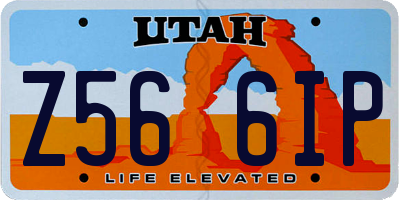 UT license plate Z566IP