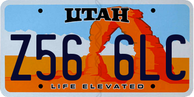 UT license plate Z566LC