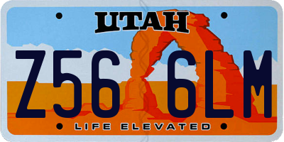UT license plate Z566LM
