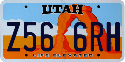UT license plate Z566RH