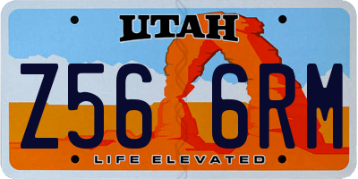 UT license plate Z566RM