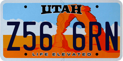 UT license plate Z566RN