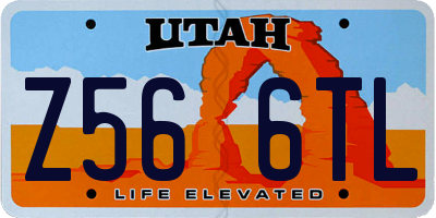 UT license plate Z566TL