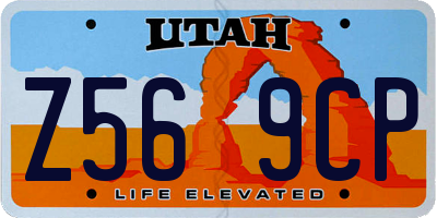 UT license plate Z569CP