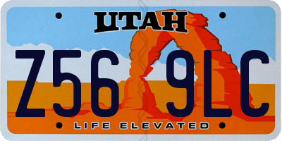 UT license plate Z569LC