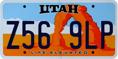 UT license plate Z569LP