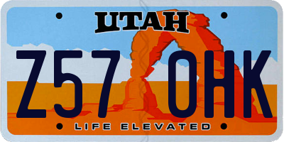 UT license plate Z570HK
