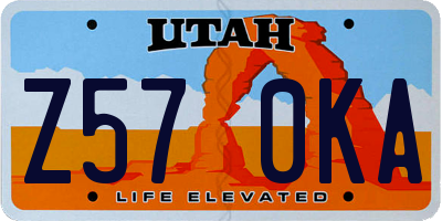 UT license plate Z570KA