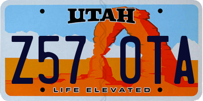 UT license plate Z570TA