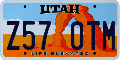 UT license plate Z570TM