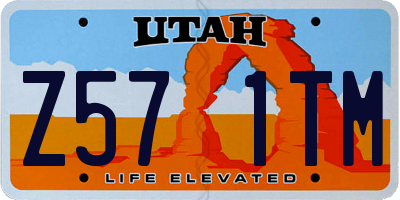 UT license plate Z571TM