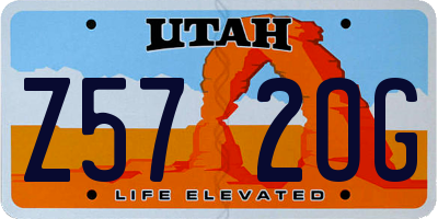 UT license plate Z572OG