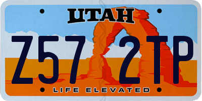 UT license plate Z572TP
