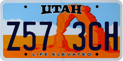 UT license plate Z573CH