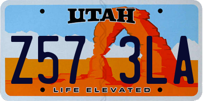 UT license plate Z573LA