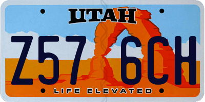 UT license plate Z576CH