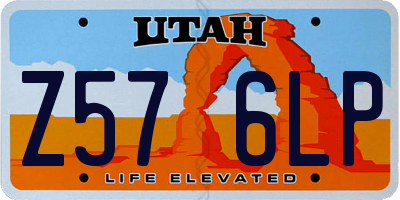 UT license plate Z576LP