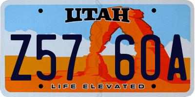 UT license plate Z576OA