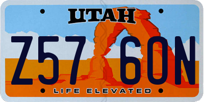 UT license plate Z576ON